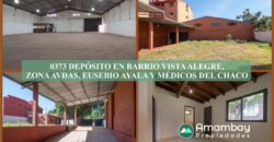 0373 DEPÓSITO EN BARRIO VISTA ALEGRE, ZONA AVDA. EUSEBIO AYALA
