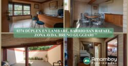 0374 DÚPLEX EN LAMBARÉ, BARRIO SAN RAFAEL