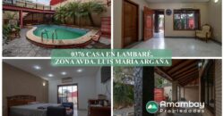 0376 CASA EN LAMBARÉ, ZONA AVDA. LUIS MARIA ARGAÑA