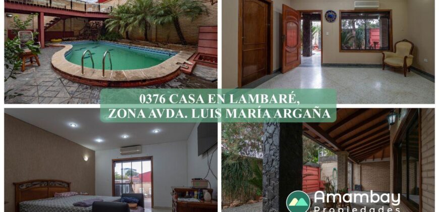 0376 CASA EN LAMBARÉ, ZONA AVDA. LUIS MARIA ARGAÑA