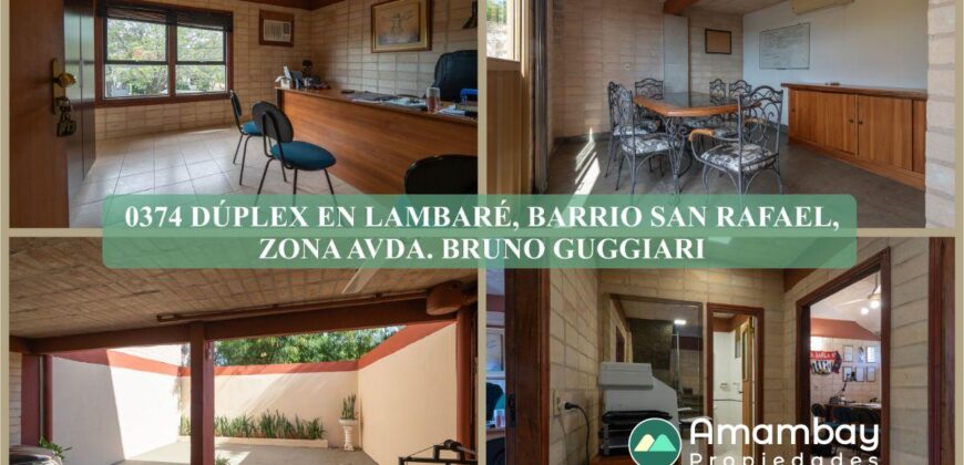 0374 DÚPLEX EN LAMBARÉ, BARRIO SAN RAFAEL