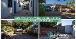 0378 DEPARTAMENTOS EN VILLA ELISA, ZONA AVDA. VON POLESKI
