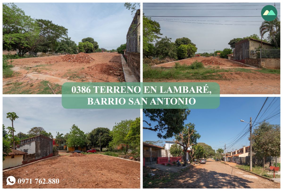 0386 TERRENO EN LAMBARÉ, BARRIO SAN ANTONIO