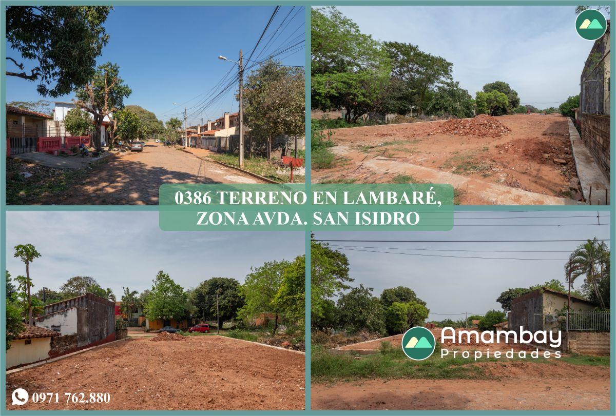 0386 TERRENO EN LAMBARÉ, BARRIO SAN ANTONIO