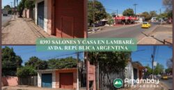 0393 SALONES Y CASA EN LAMBARÉ, BARRIO SANTA LUCIA