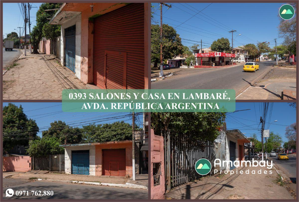 0393 SALONES Y CASA EN LAMBARÉ, BARRIO SANTA LUCIA