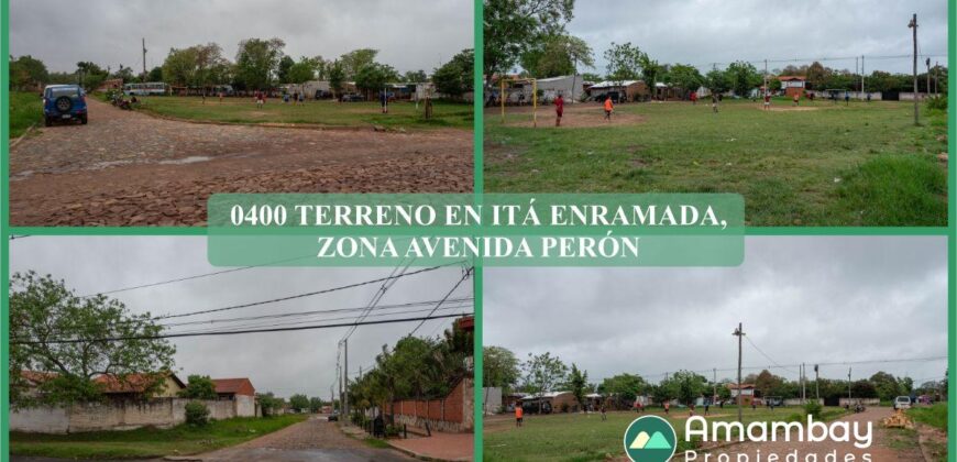 0400 TERRENO EN BARRIO ITÁ ENRAMADA, ZONA AVDA. PERÓN