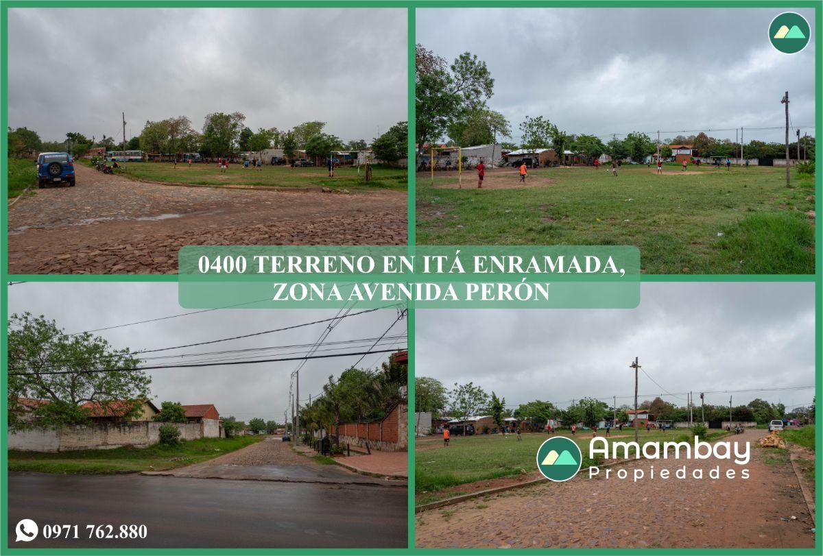 0400 TERRENO EN BARRIO ITÁ ENRAMADA, ZONA AVDA. PERÓN