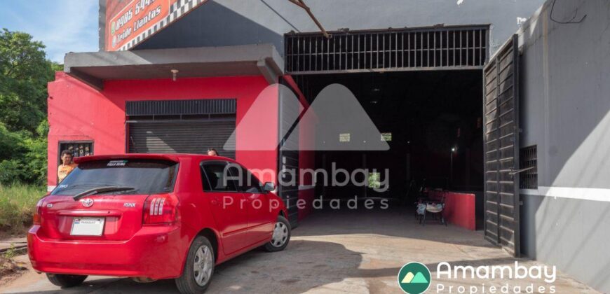 0407 DEPÓSITO EN ÑEMBY SOBRE ACCESO SUR, BARRIO PA´I ÑU