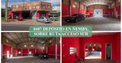 0407 DEPÓSITO EN ÑEMBY SOBRE ACCESO SUR, BARRIO PA´I ÑU