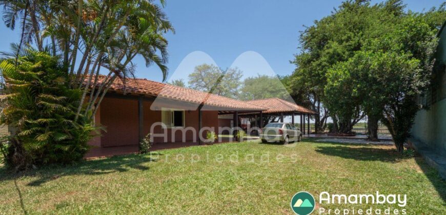 0406 CASA A ORILLAS DEL RÍO PARAGUAY, BARRIO ITÁ ENRAMADA