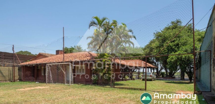 0406 CASA A ORILLAS DEL RÍO PARAGUAY, BARRIO ITÁ ENRAMADA