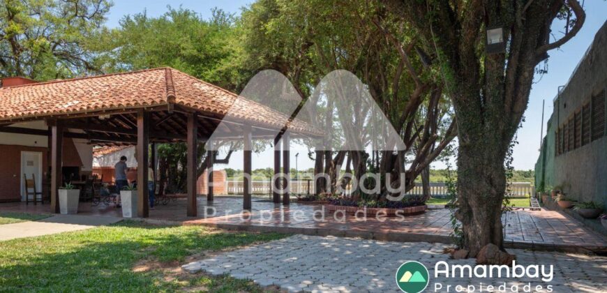 0406 CASA A ORILLAS DEL RÍO PARAGUAY, BARRIO ITÁ ENRAMADA