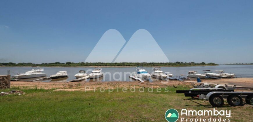 0406 CASA A ORILLAS DEL RÍO PARAGUAY, BARRIO ITÁ ENRAMADA