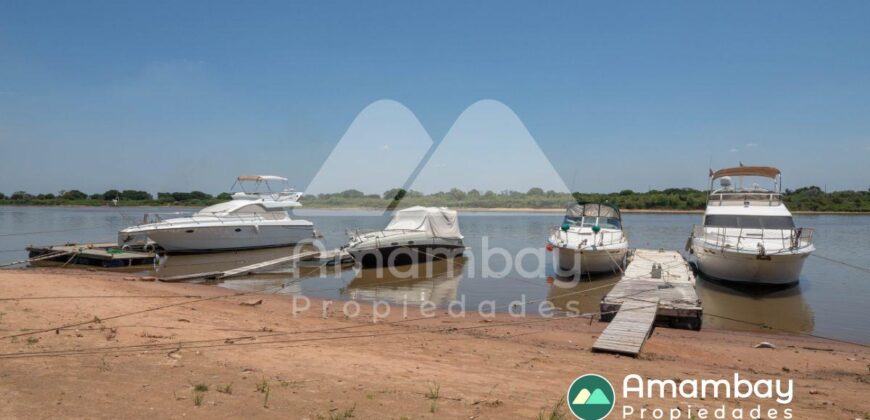 0406 CASA A ORILLAS DEL RÍO PARAGUAY, BARRIO ITÁ ENRAMADA