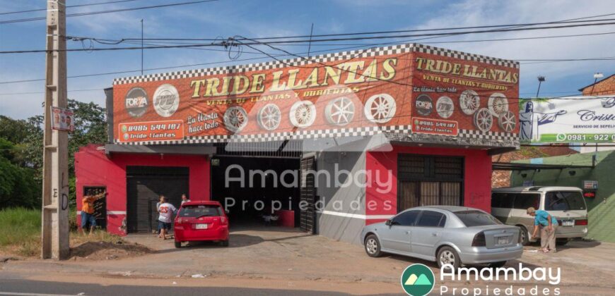 0407 DEPÓSITO EN ÑEMBY SOBRE ACCESO SUR, BARRIO PA´I ÑU
