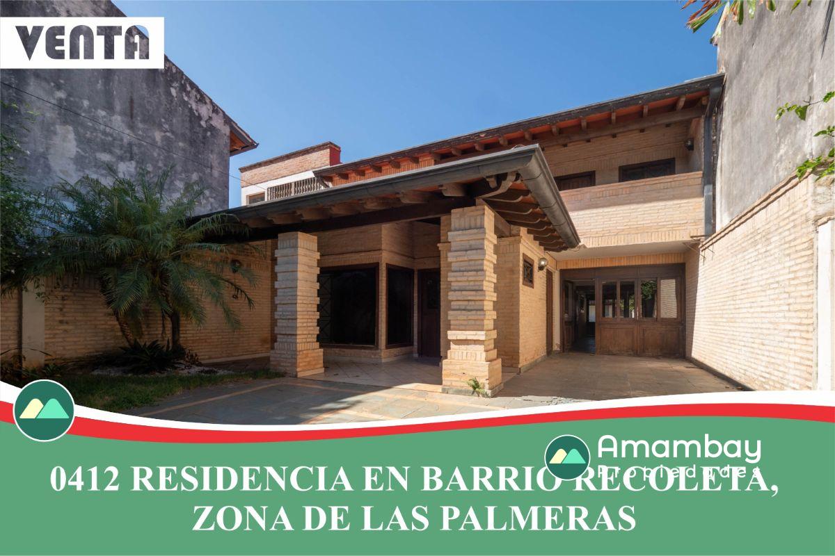 0412 RESIDENCIA EN BARRIO RECOLETA, ZONA DE LAS PALMERAS