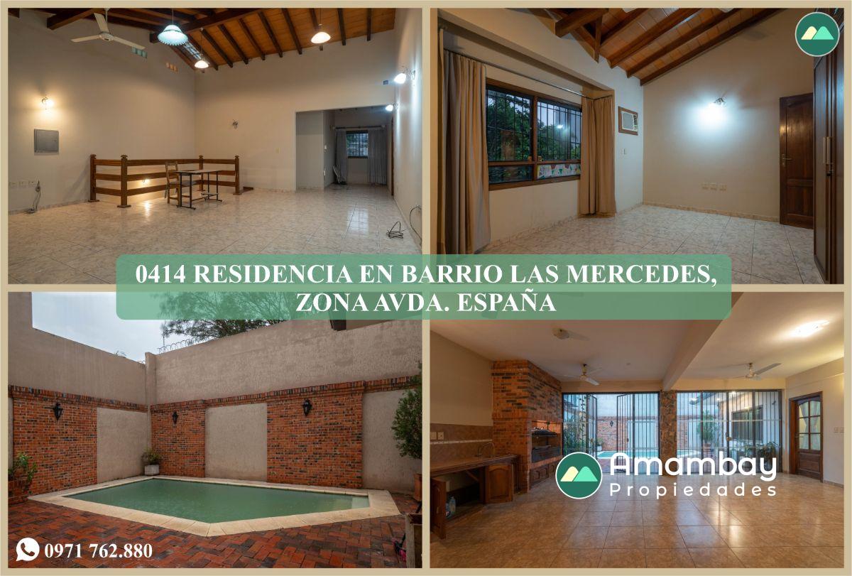 0414 RESIDENCIA EN BARRIO LAS MERCEDES, ZONA AVDA. ESPAÑA