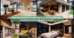 0425 RESIDENCIA EN LAMBARÉ, BARRIO PARQUES DEL YACHT