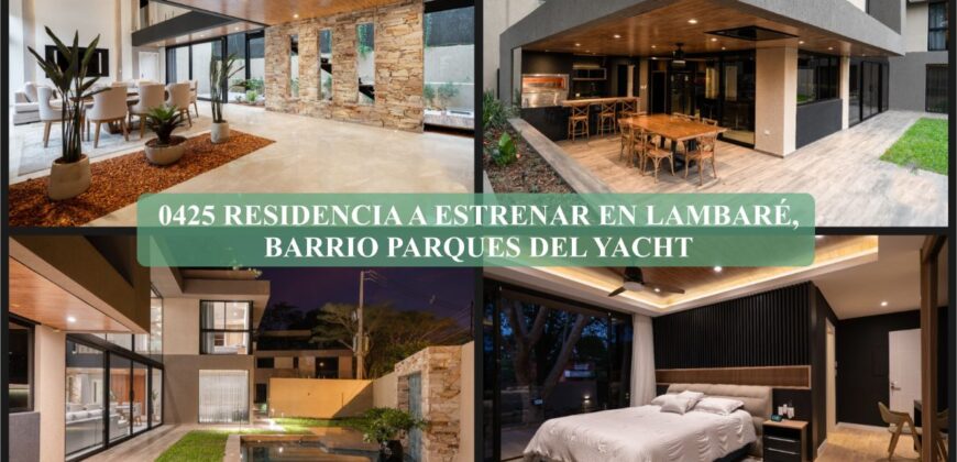 0425 RESIDENCIA EN LAMBARÉ, BARRIO PARQUES DEL YACHT