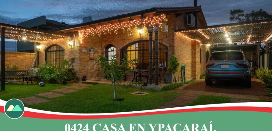 0424 CASA EN YPACARAÍ, RUTA AREGUÁ – YPACARAÍ