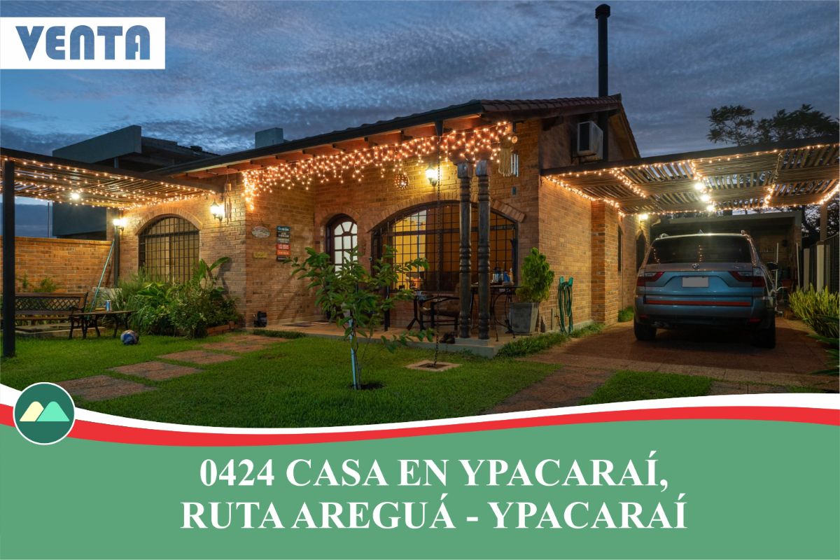 0424 CASA EN YPACARAÍ, RUTA AREGUÁ – YPACARAÍ