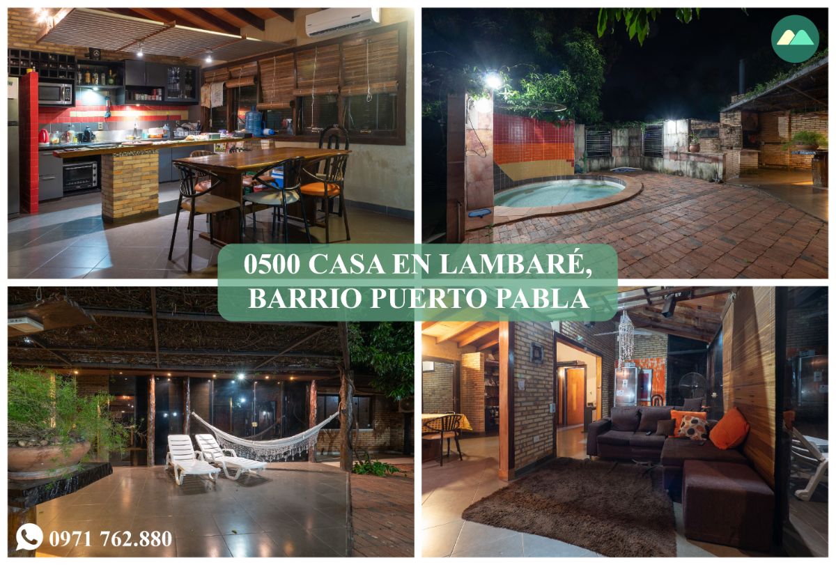 0500 CASA EN LAMBARE, BARRIO PUERTO PABLA