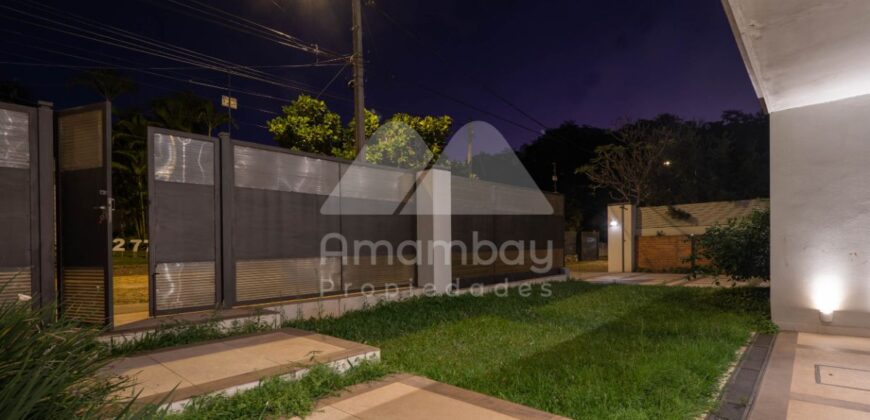 A0299 ALQUILO CASA EN BARRIO BERNARDINO CABALLERO, ZONA EMBAJADA EE.UU