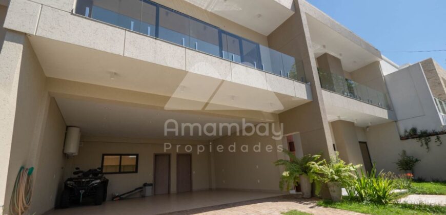 A0302 ALQUILO CASA EN LAMBARÉ, ZONA YACHT Y GOLF CLUB PYO.