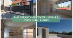 0440 DEPARTAMENTO EN LAMBARÉ, ZONA AVDA. PERÓN