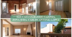 0441 CASA EN BARRIO SAJONIA, ZONA AVDA. CARLOS ANTONIO LÓPEZ