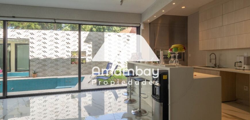 A0302 ALQUILO CASA EN LAMBARÉ, ZONA YACHT Y GOLF CLUB PYO.