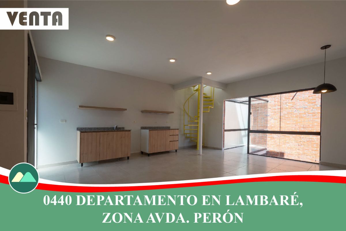 0440 DEPARTAMENTO EN LAMBARÉ, ZONA AVDA. PERÓN