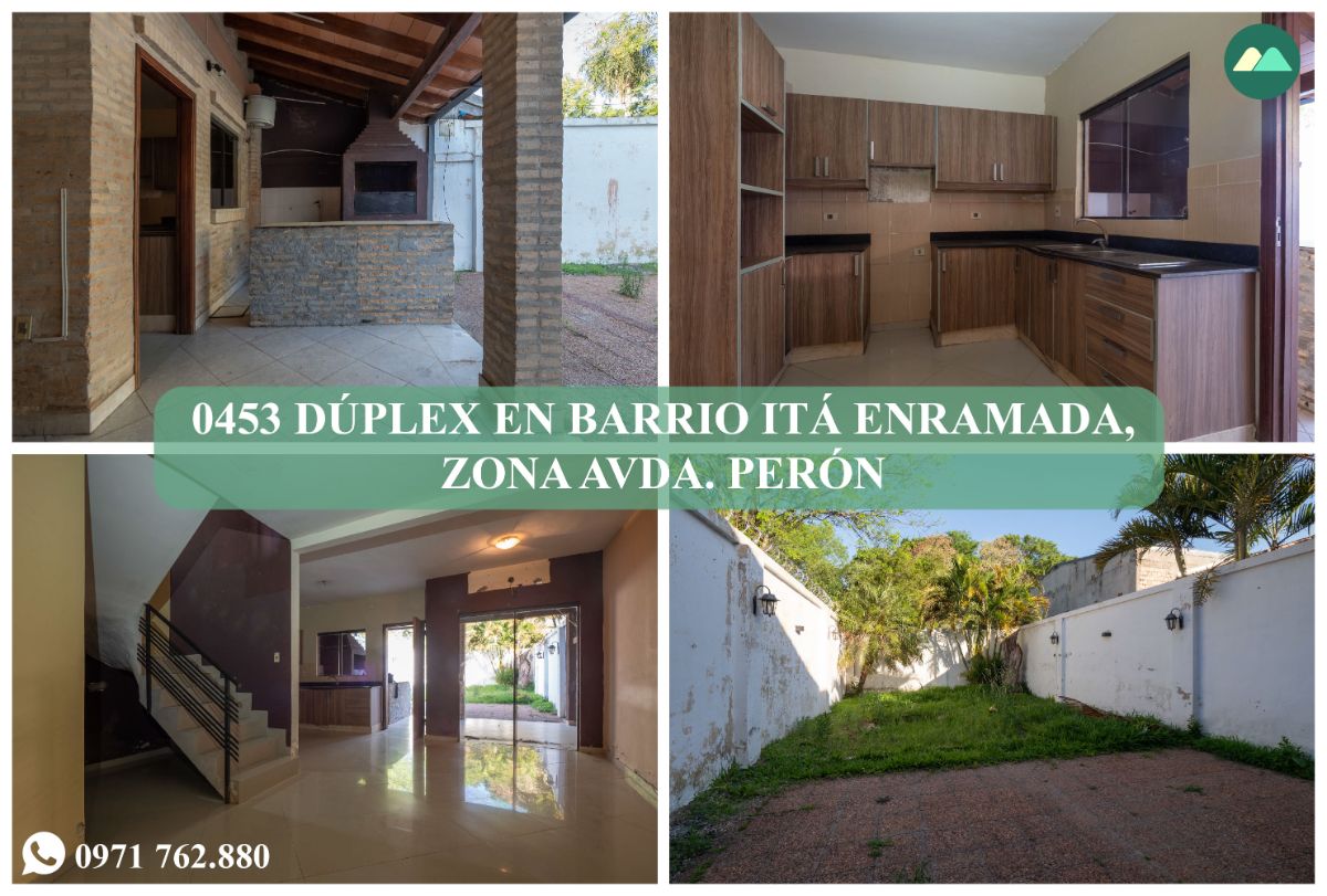 0453 DÚPLEX EN BARRIO ITA ENRAMADA, ZONA AVDA. PERÓN