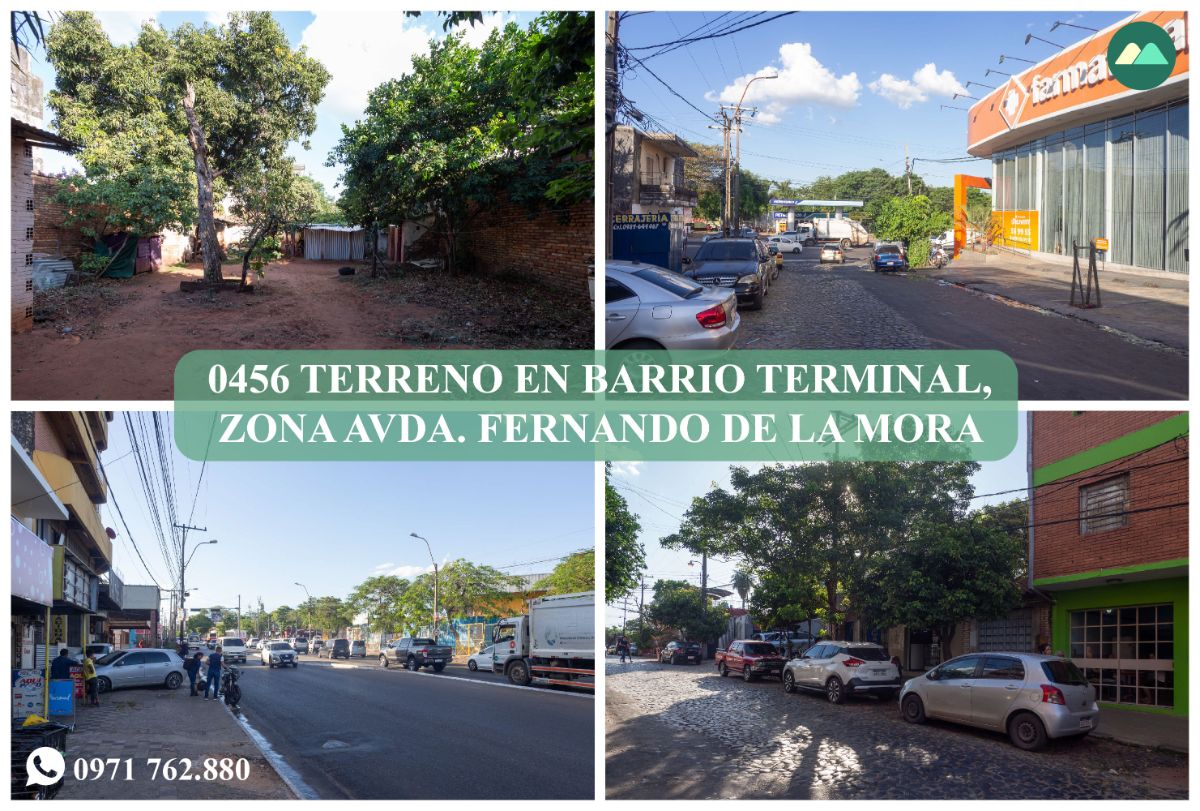 0456 TERRENO EN BARRIO TERMINAL, ZONA AVDA. FERNANDO DE LA MORA