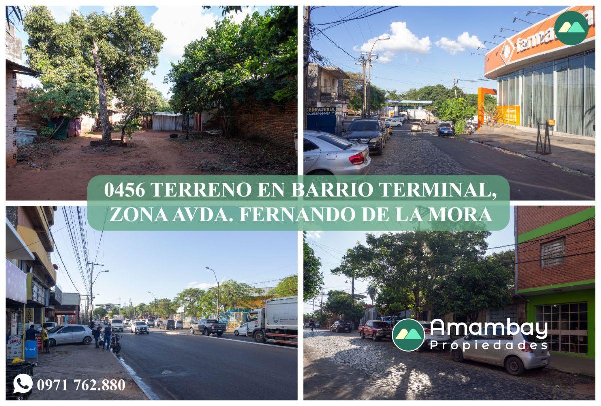 0456 TERRENO EN BARRIO TERMINAL, ZONA AVDA. FERNANDO DE LA MORA