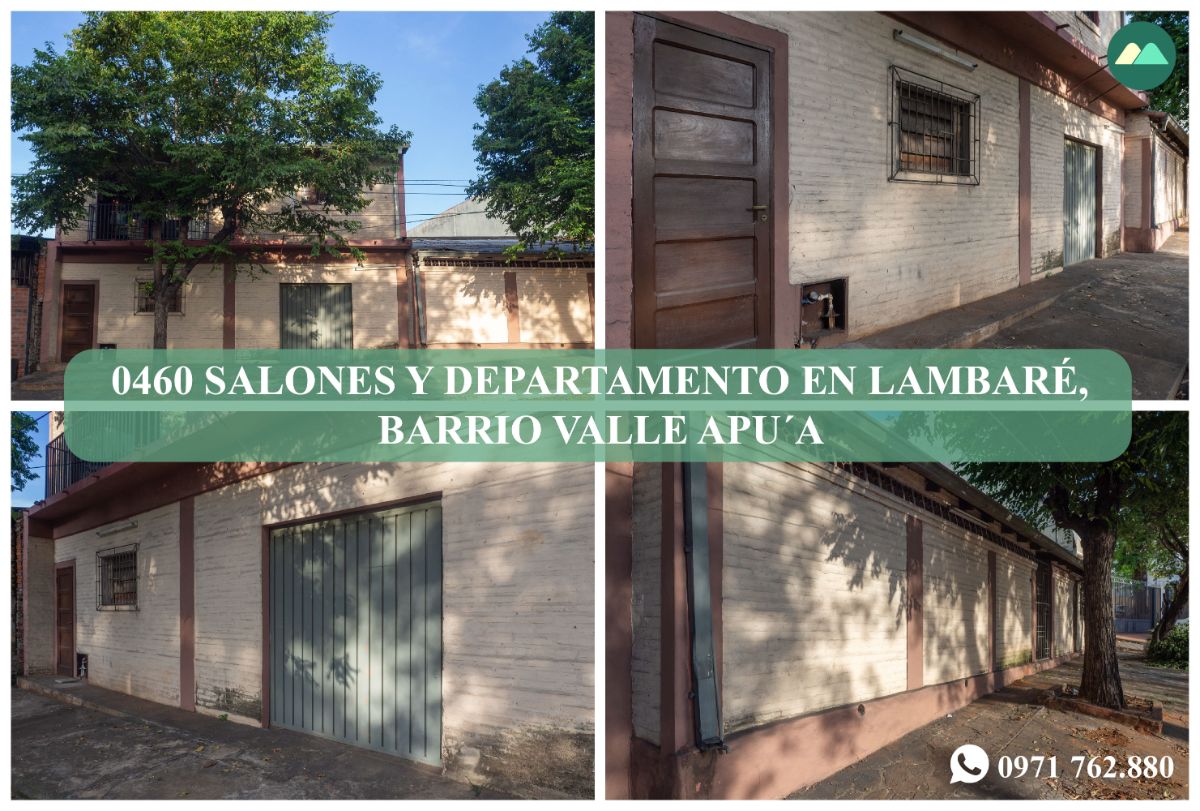 0460 SALONES Y DEPARTAMENTO EN LAMBARÉ, BARRIO VALLE APU´A