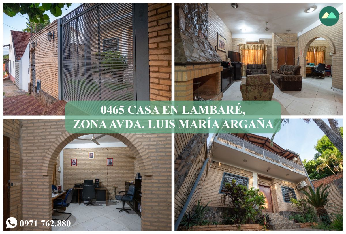 0465 CASA EN LAMBARÉ, ZONA AVDA. LUIS MARIA ARGAÑA