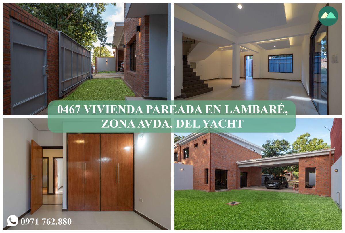 0467 VIVIENDA PAREADA EN LAMBARÉ, ZONA AVDA. DEL YACHT