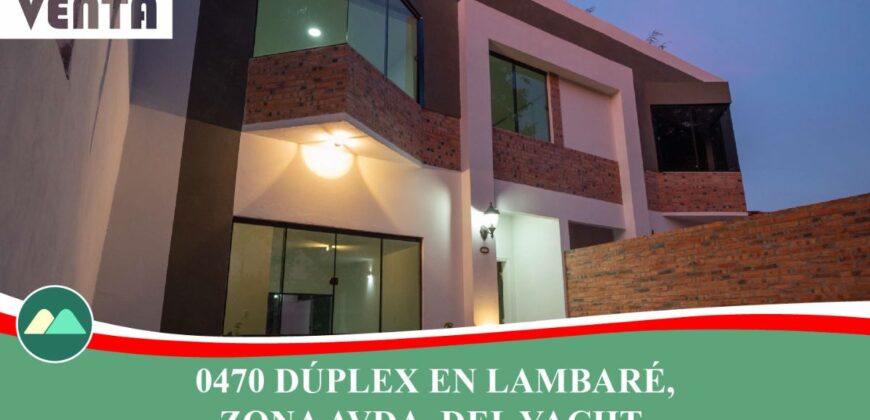 0470 DÚPLEX EN LAMBARÉ, ZONA AVDA. DEL YACHT