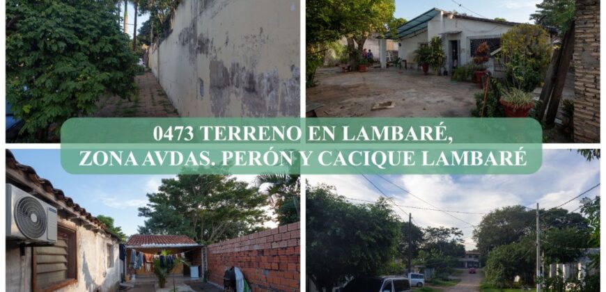 0473 TERRENO EN LAMBARÉ, BARRIO SANTA ROSA