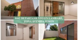 0442 DEPARTAMENTO EN LAMBARÉ, ZONA AVDA. PERÓN