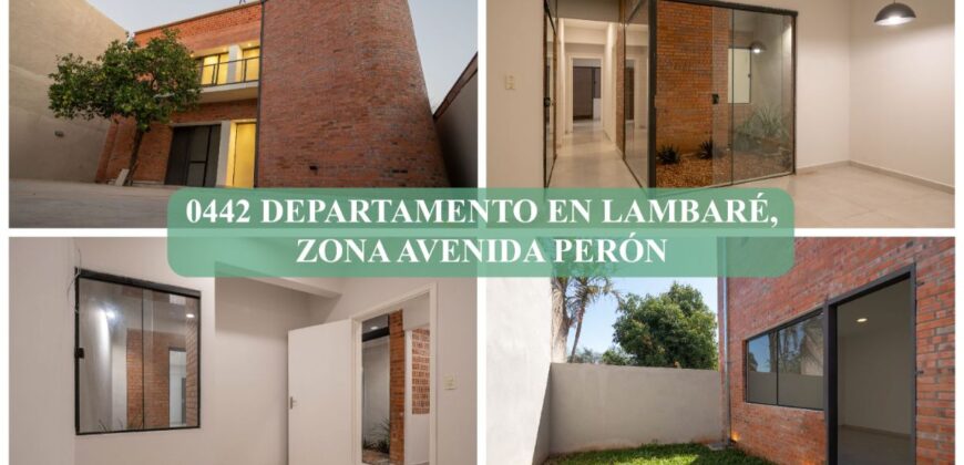 0442 DEPARTAMENTO EN LAMBARÉ, ZONA AVDA. PERÓN