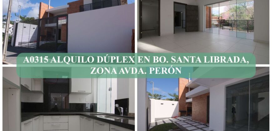 DÚPLEX EN BARRIO SANTA LIBRADA, ZONA AVDA. PERÓN