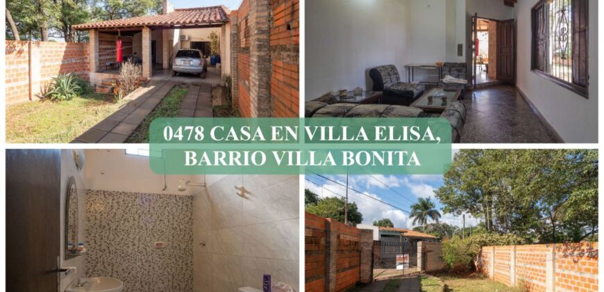 0478 CASA EN VILLA ELISA, BARRIO VILLA BONITA