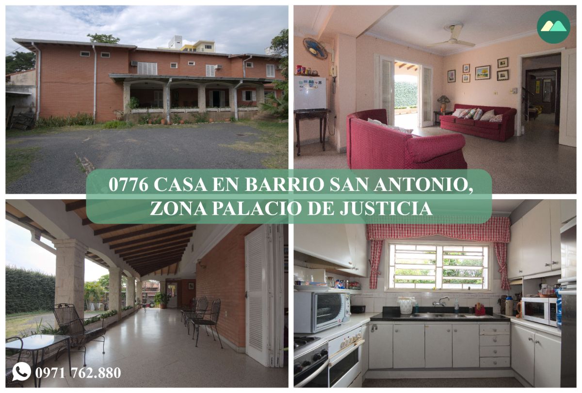 0776 CASA EN BARRIO SAN ANTONIO, ZONA PALACIO DE JUSTICIA