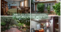0484 CASA EN BARRIO SAJONIA, ZONA PALACIO DE JUSTICIA