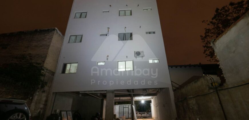 0485 EDIFICIO A ESTRENAR EN LAMBARÉ, A CUADRAS DE LA MUNICIPALIDAD