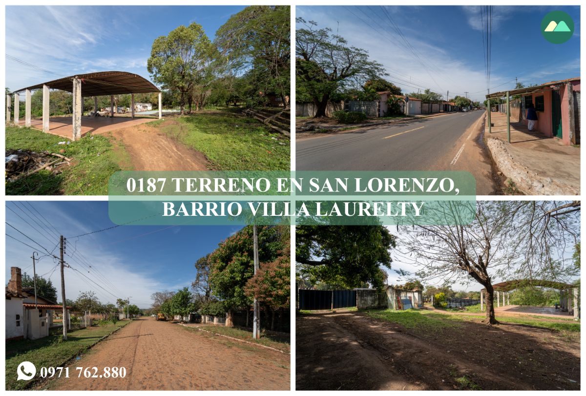 0187 TERRENO EN SAN LORENZO, BARRIO VILLA LAURELTY