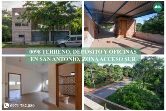 0098 TERRENO, DEPÓSITO Y OFICINAS EN SAN ANTONIO
